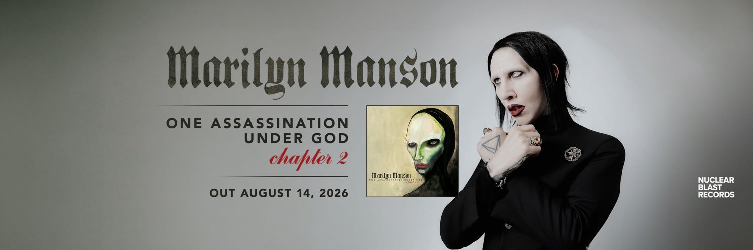 Marilyn Manson's banner