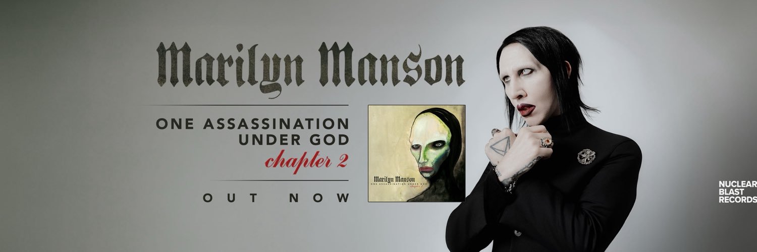 Marilyn Manson's banner