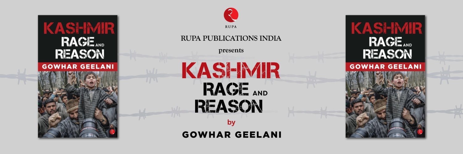 Gowhar Geelani's banner