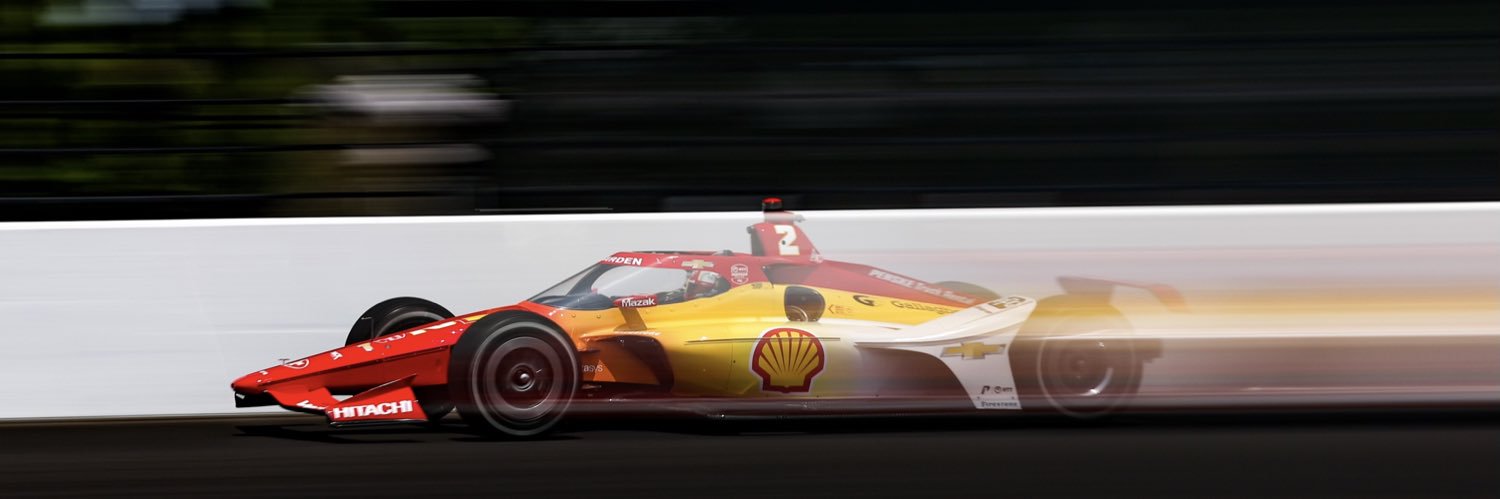 Josef Newgarden's banner