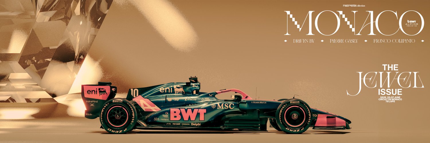 BWT Alpine Formula One Team's banner