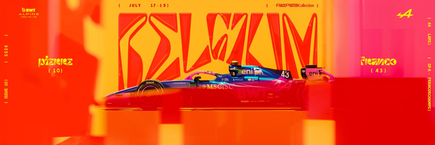 BWT Alpine Formula One Team's banner
