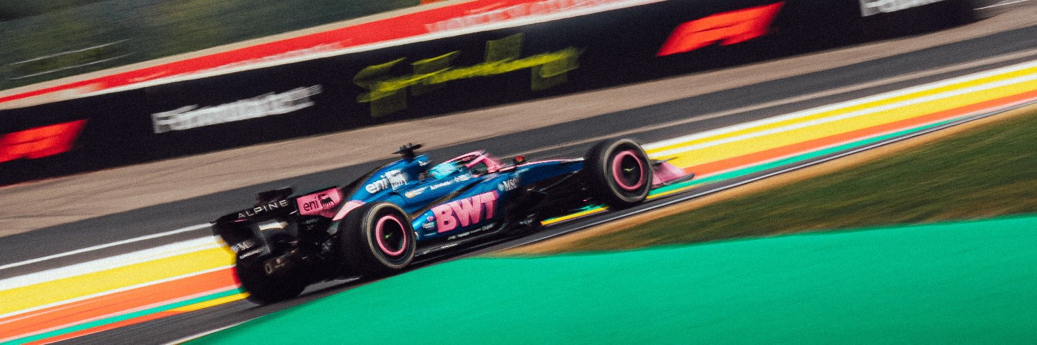 BWT Alpine Formula One Team's banner