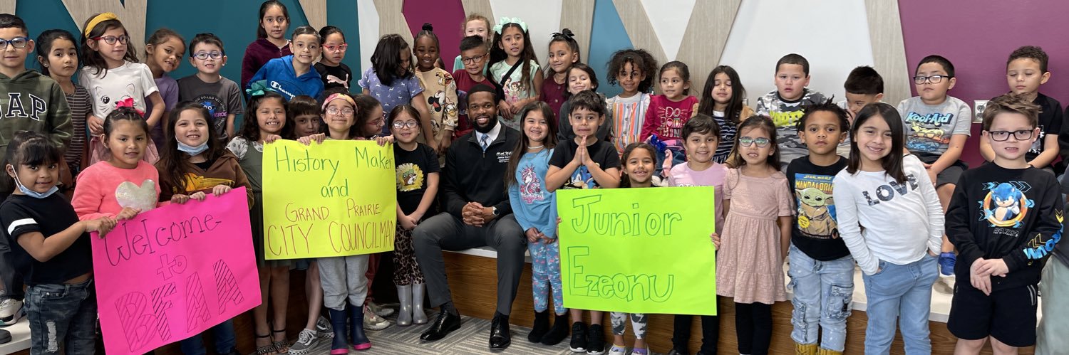 Junior Ezeonu's banner