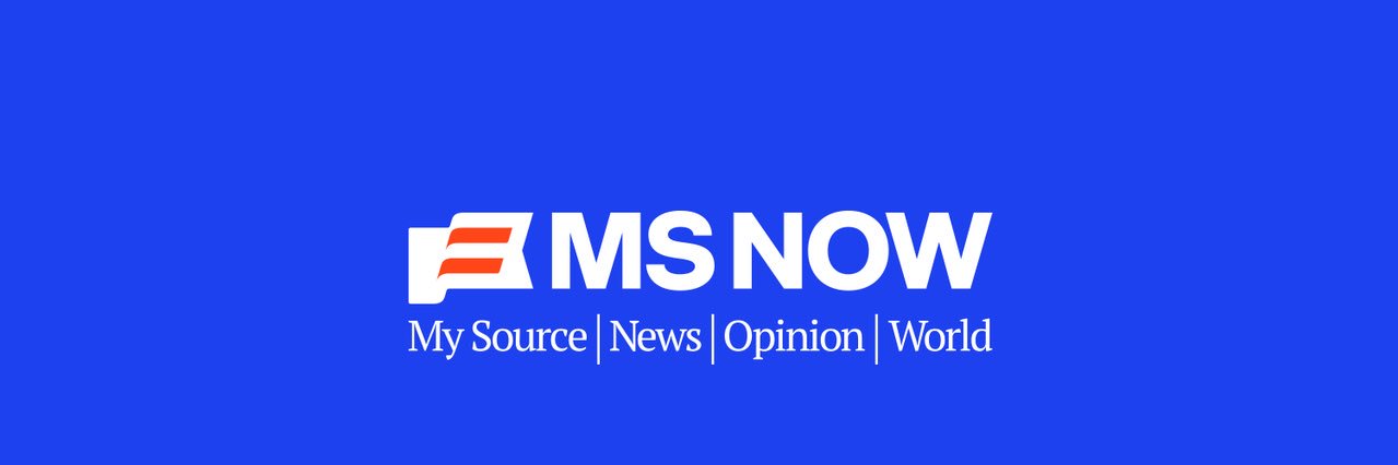 MS NOW's banner