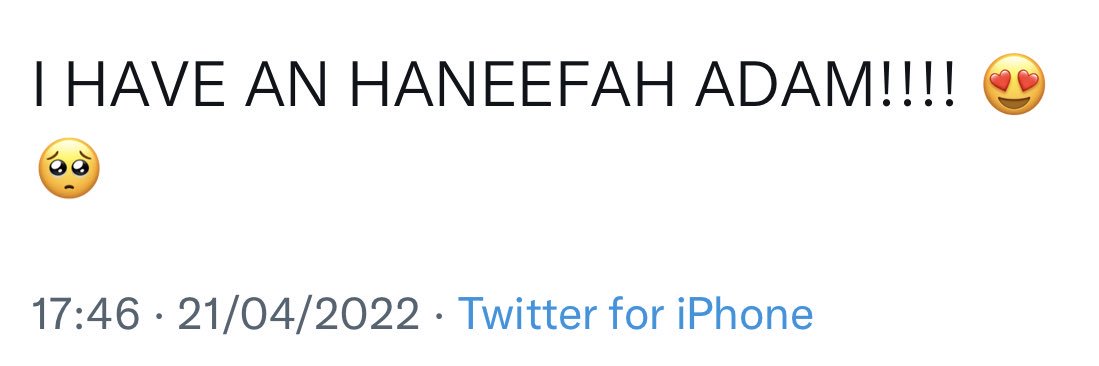 Haneefah Adam's banner