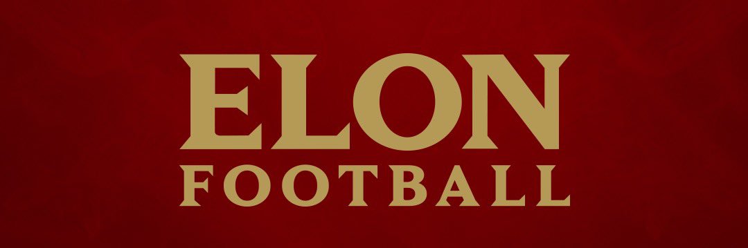 Elon Football's banner