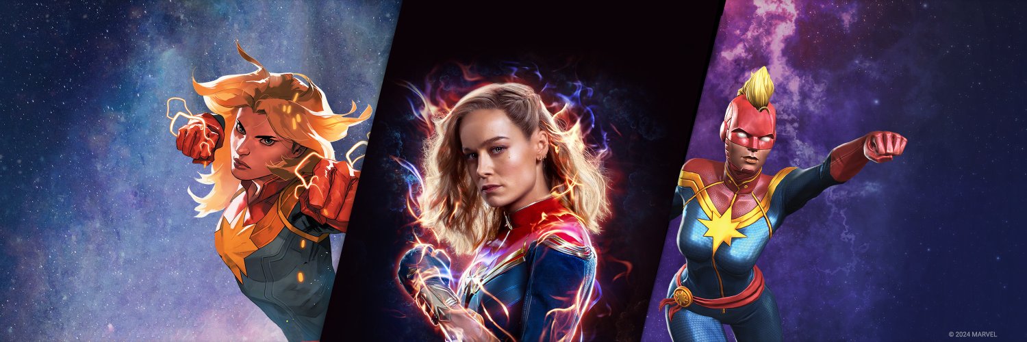 Captain Marvel's banner