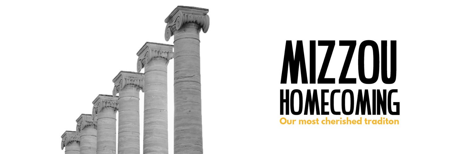 Mizzou Homecoming's banner