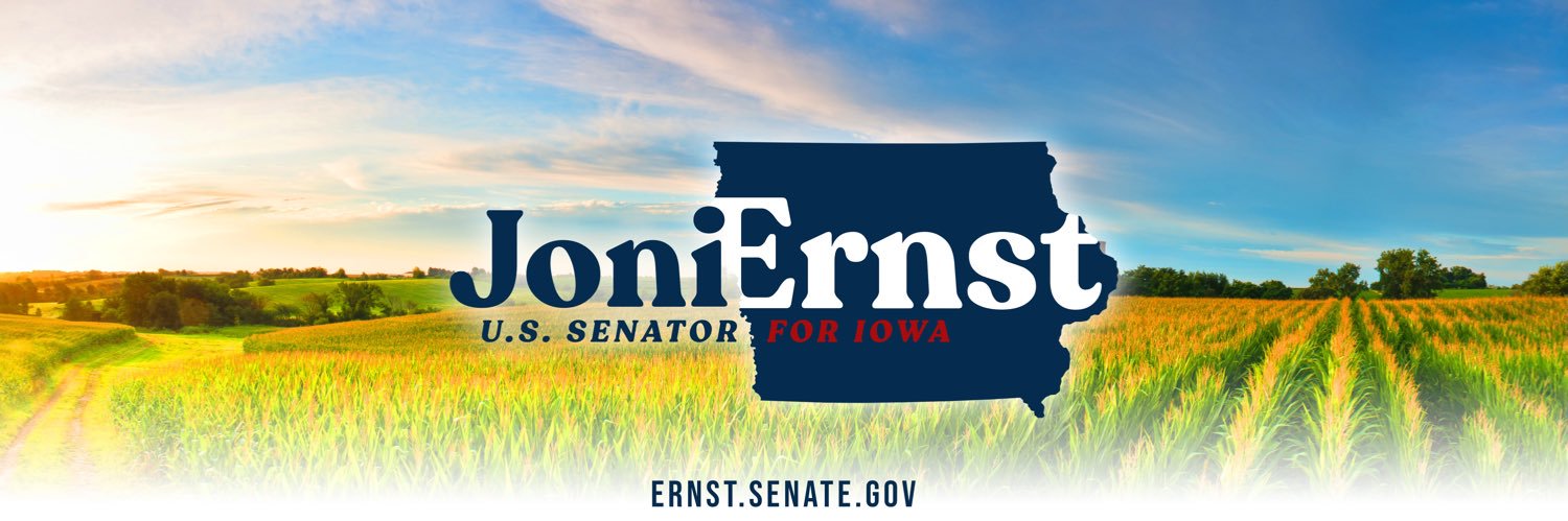 Joni Ernst's banner