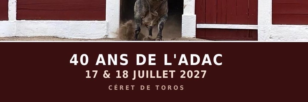 ADAC Céret de toros's banner