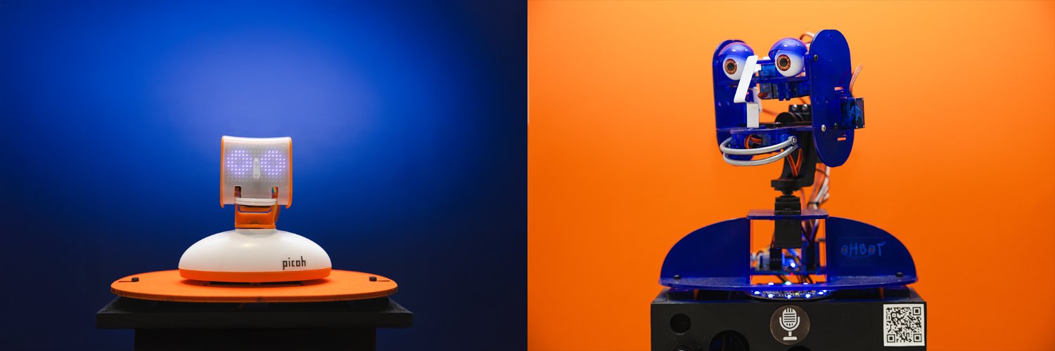 Ohbot Robot's banner
