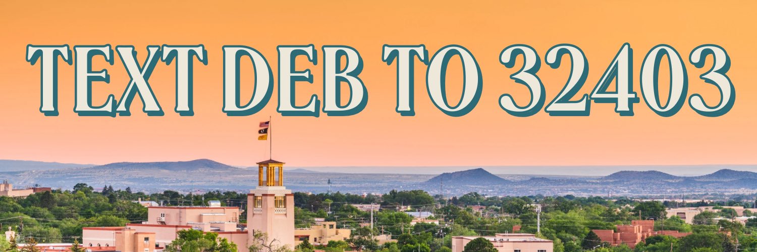 Deb Haaland's banner