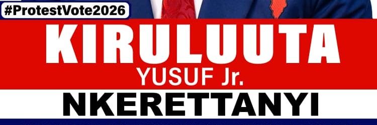 Kiruluuta Yusuf Jr. Nkeretanyi's banner
