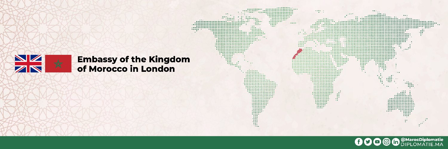 Morocco in UK's banner