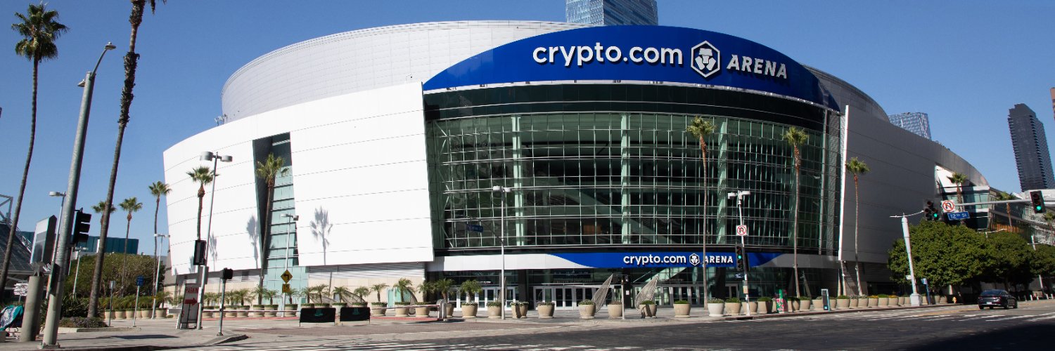 Crypto.com Arena's banner