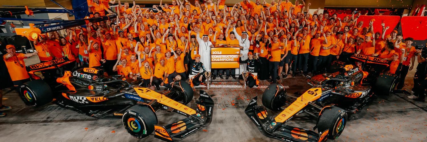 Zak Brown's banner
