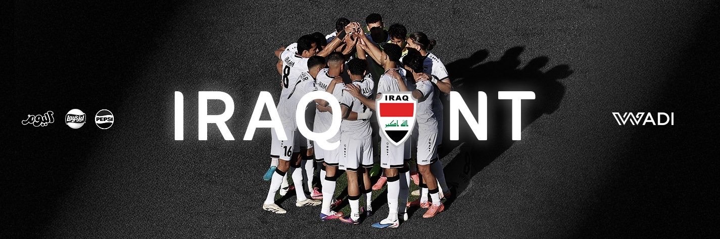 Iraq National Team's banner