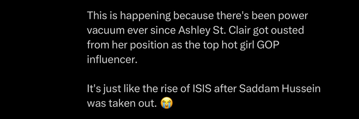 Ashley St. Clair's banner