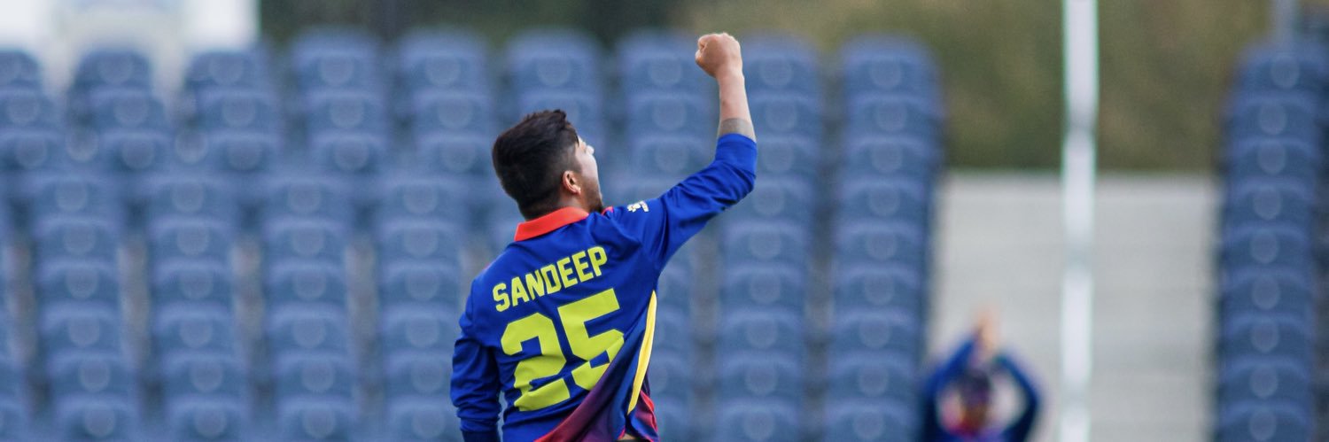 Sandeep Lamichhane's banner