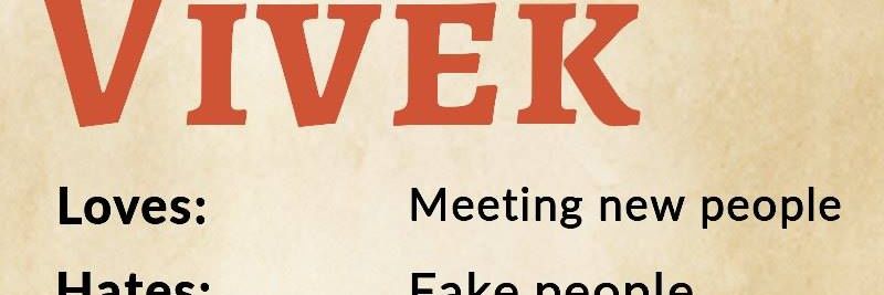 Vivek Kumar Bhatt's banner