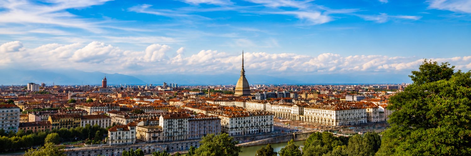 Around Turin's banner