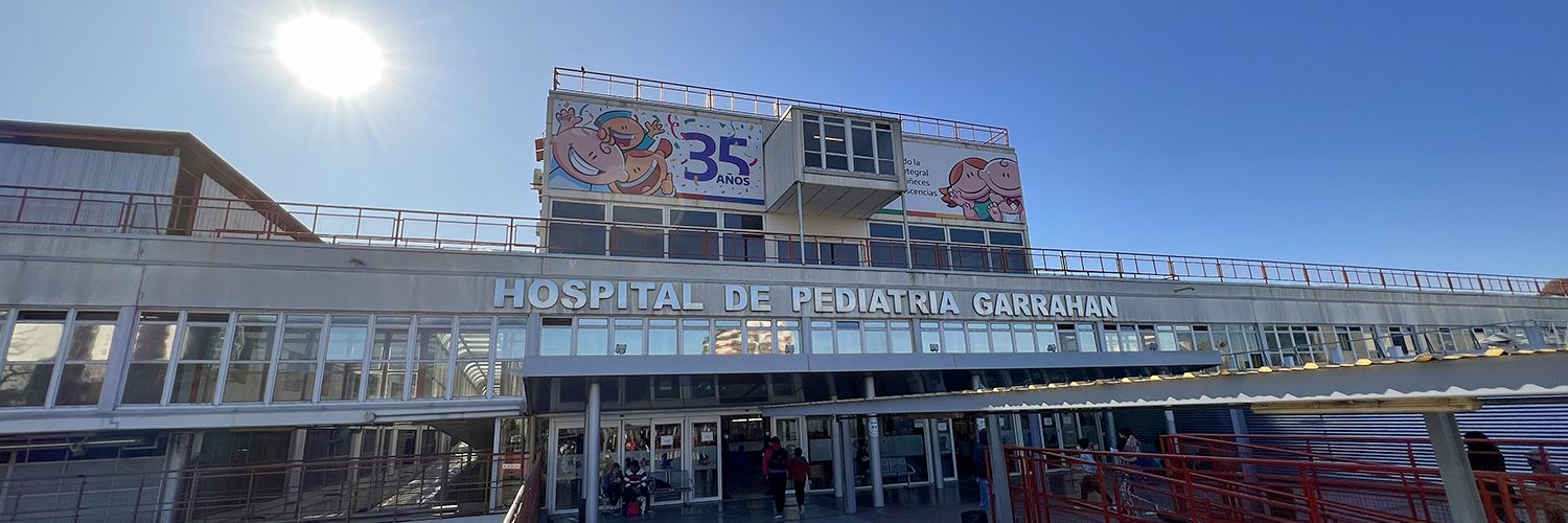 Hospital Garrahan's banner