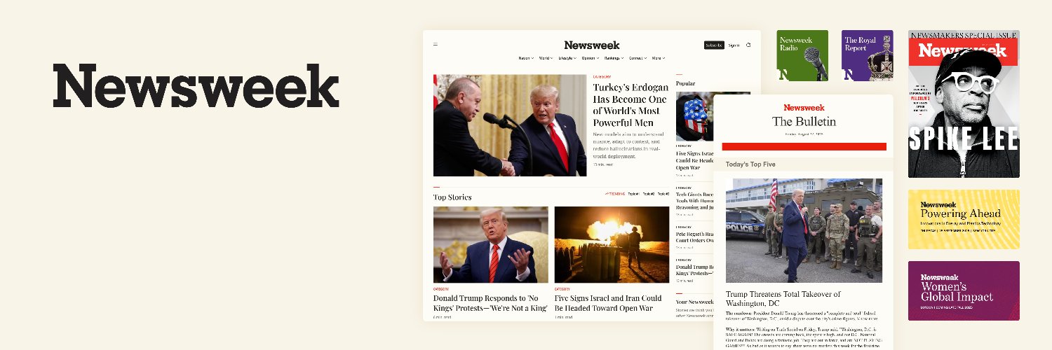 Newsweek's banner