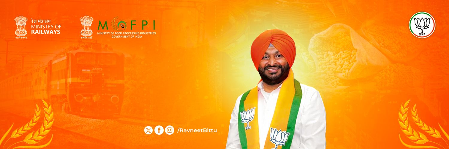 Ravneet Singh Bittu's banner