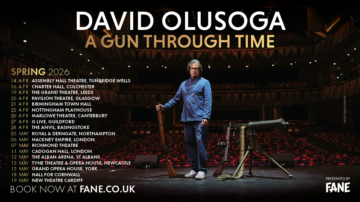 David Olusoga's banner