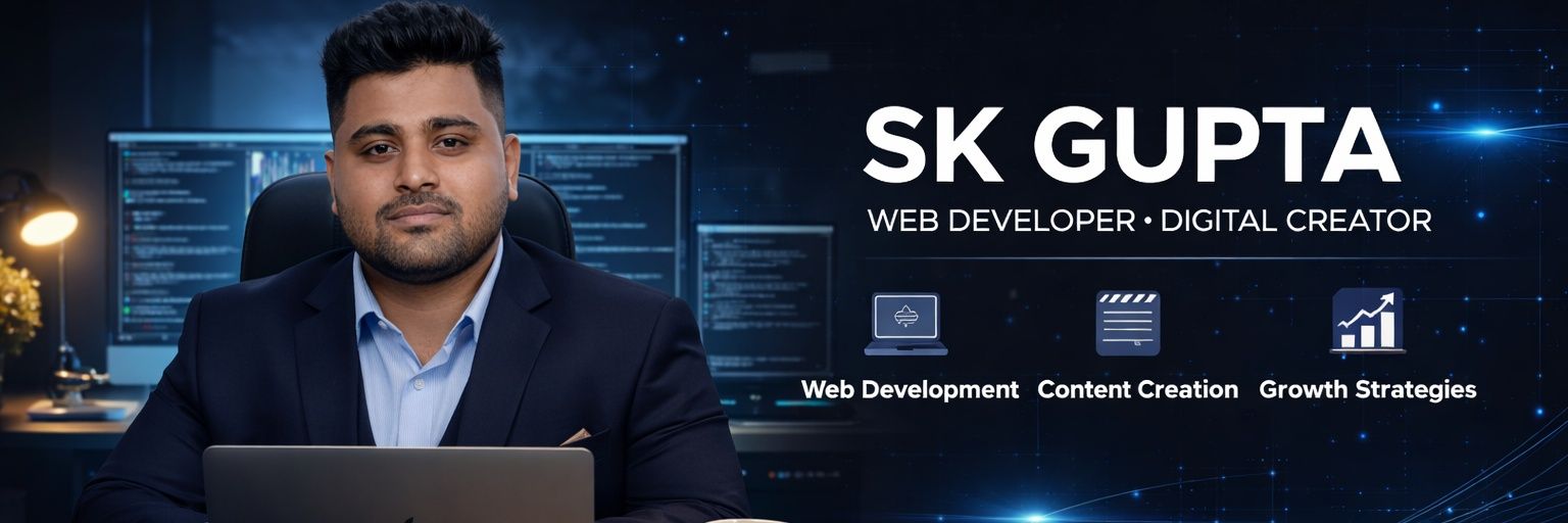 Sk Gupta's banner
