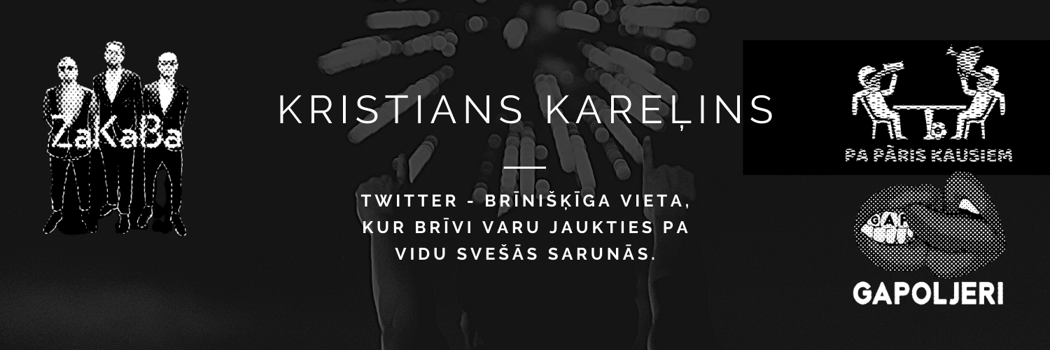 Kristians Kareļins's banner