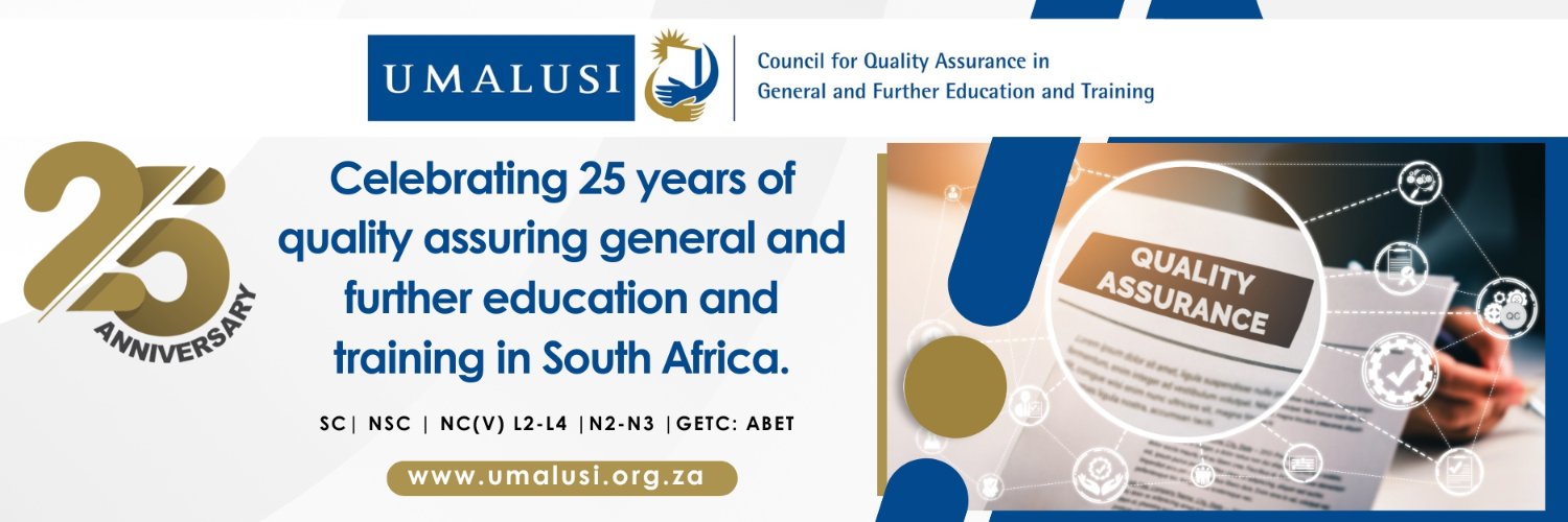 Umalusi's banner