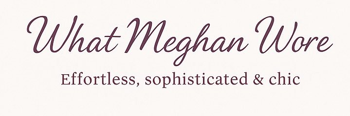 What Meghan Wore's banner