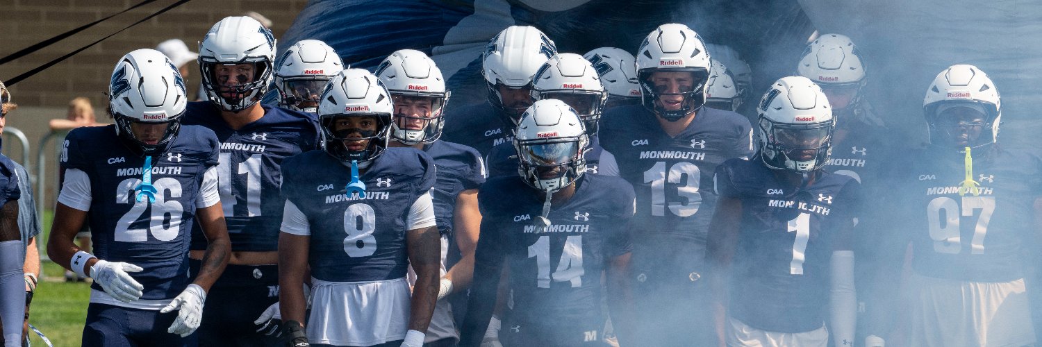 Monmouth Football's banner