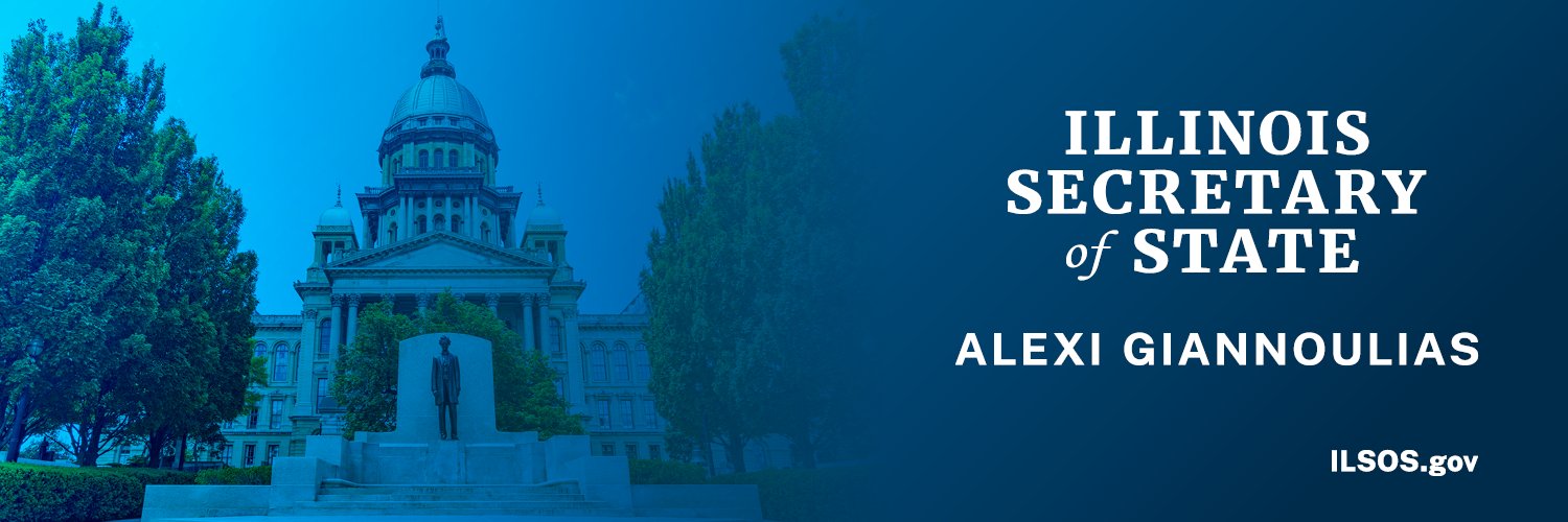 Secretary Alexi Giannoulias's banner