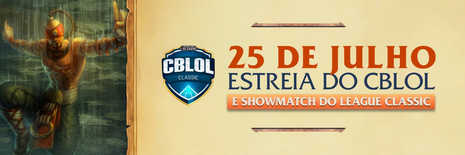 CBLOL's banner