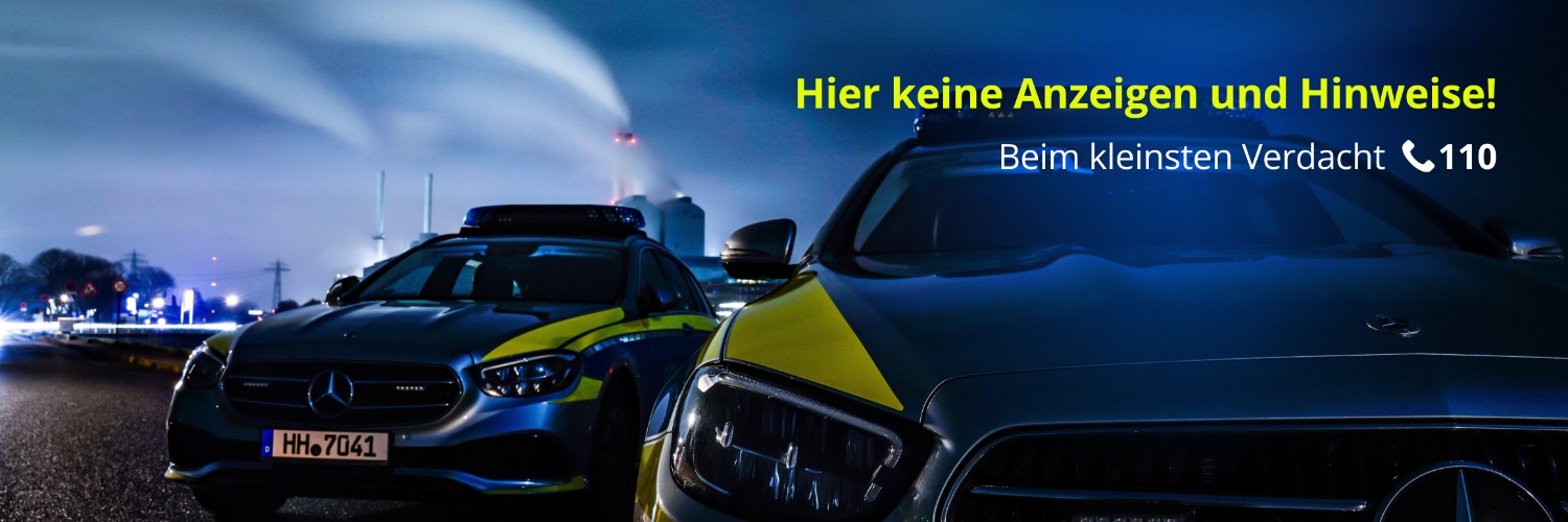 Polizei Hamburg's banner