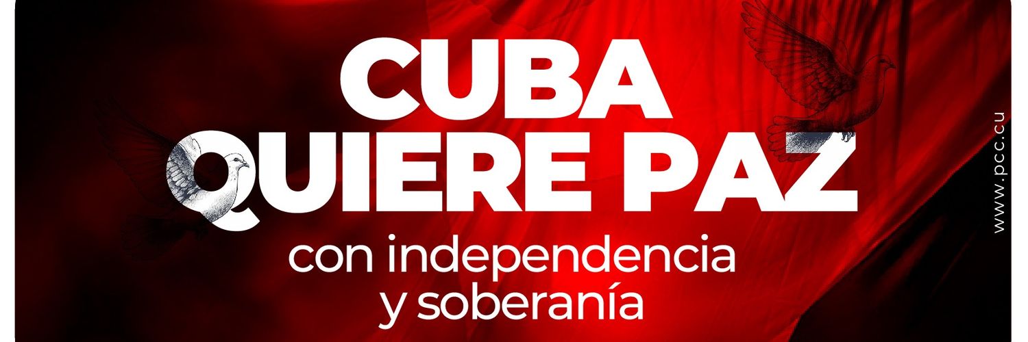 Partido Comunista de Cuba's banner