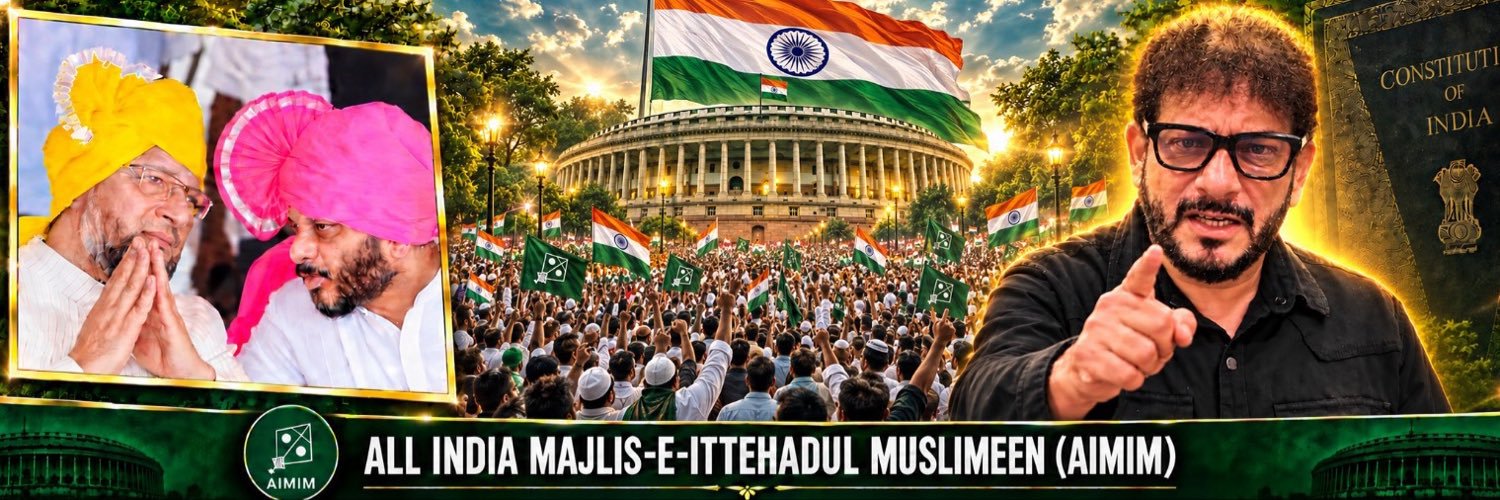 Waris Pathan's banner