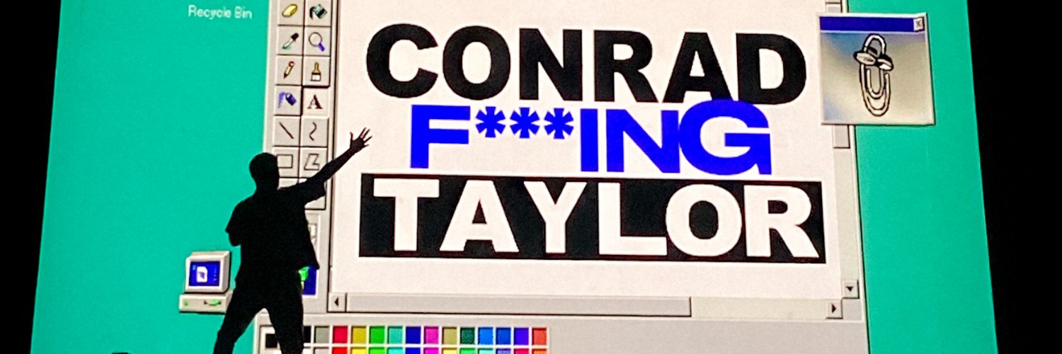 Conrad Taylor's banner