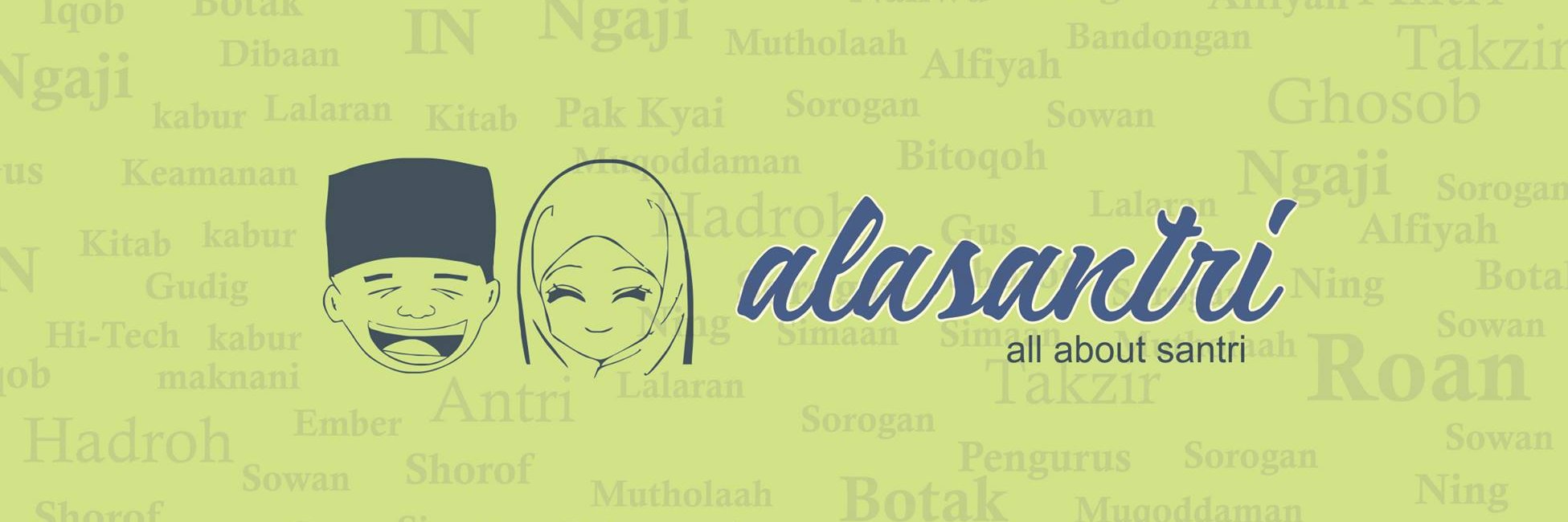all about santri's banner