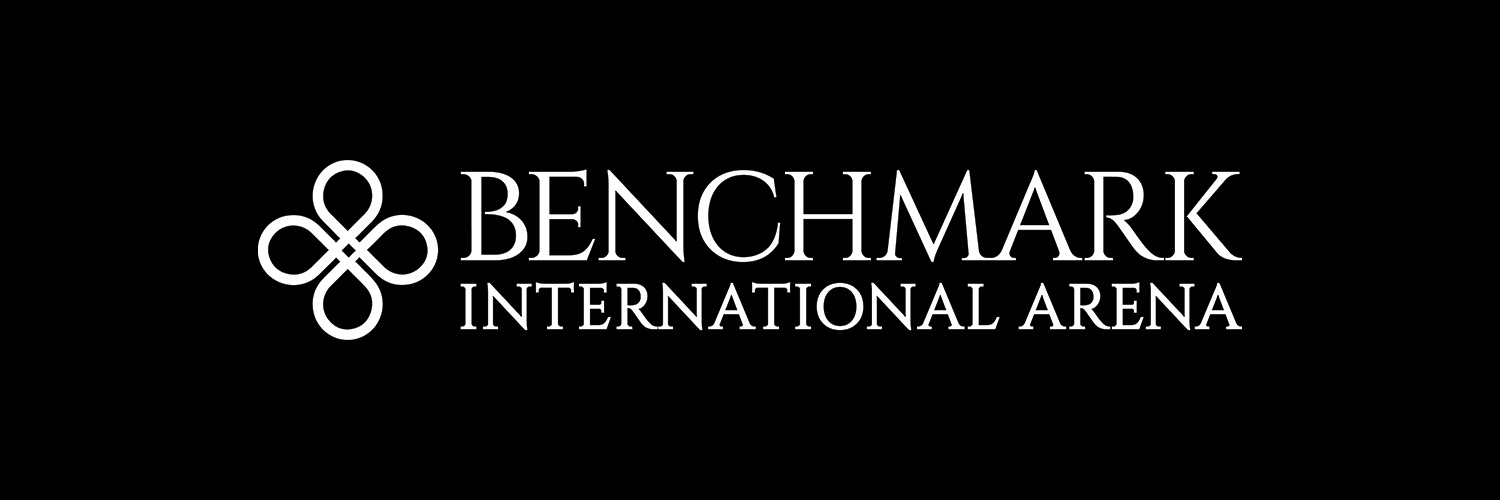 Benchmark International Arena's banner