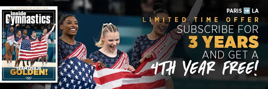 Inside Gymnastics's banner