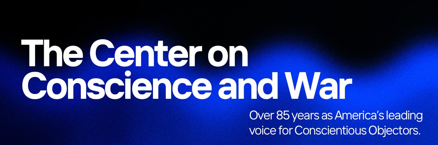 Center on Conscience & War's banner