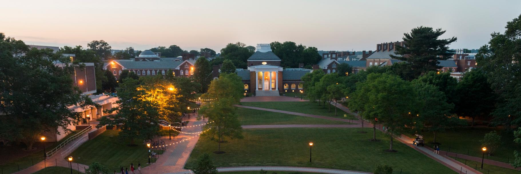 Univ. of Delaware's banner