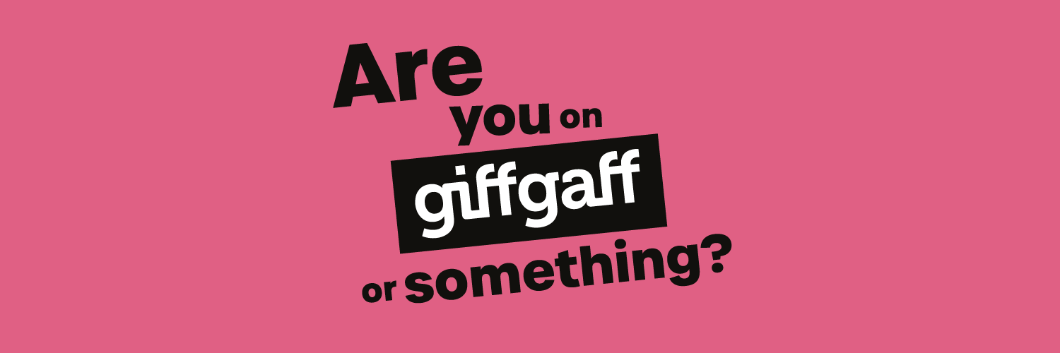 giffgaff's banner