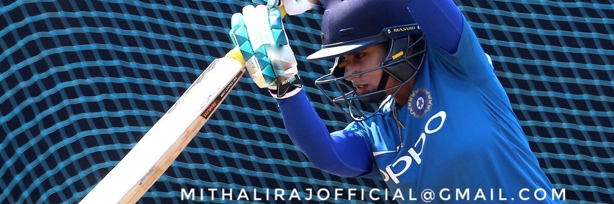Mithali Raj's banner