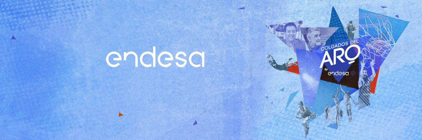 Colgados del Aro by Endesa's banner