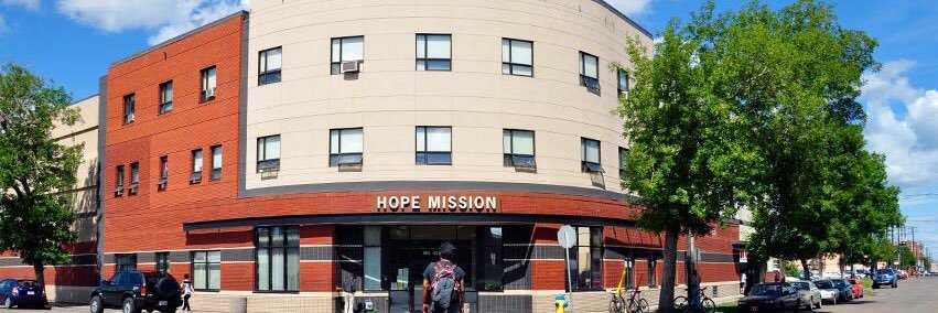 Hope Mission's banner